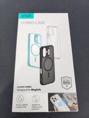 ESR Classic Hybrid Case for iPhone 16 Pro Max Clear MagSafe HaloLock Shockproof